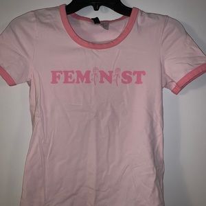 Pink Feminist Shirt
